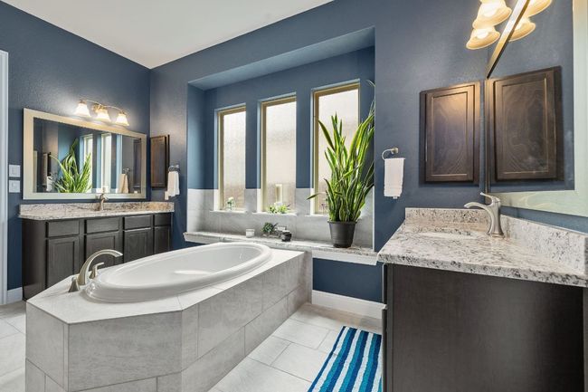 Primary Bathroom with a garden tub and two vanities | Image 22