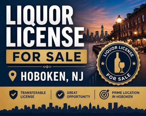 Class 44 Liquor License, Hoboken, NJ, 07030 | Card Image