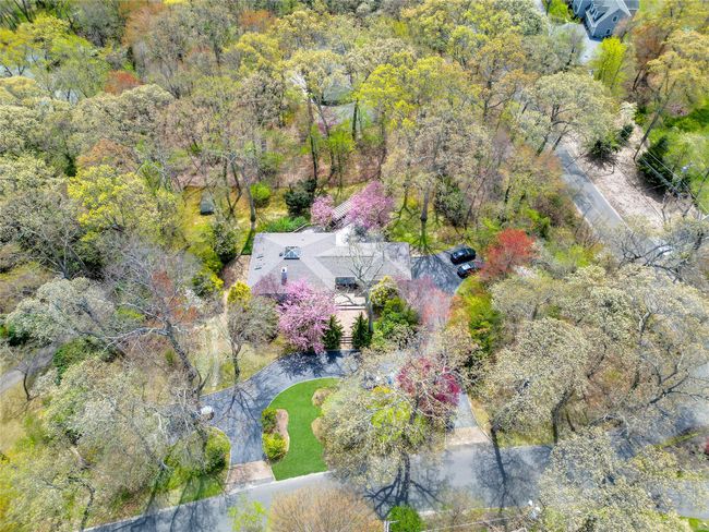 Birds eye view of property with a wooded view | Image 45