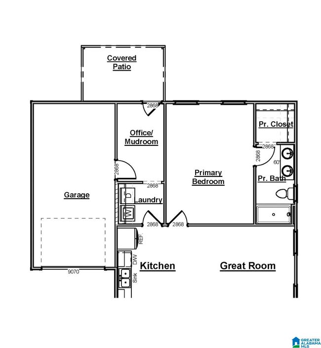 3000 Simms Lndg, House other with 3 bedrooms, 2 bathrooms and null parking in PELHAM AL | Image 6