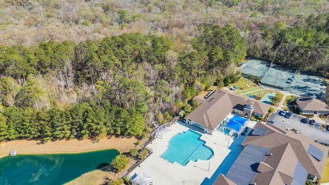 Drone / aerial view featuring a forest view | Image 38