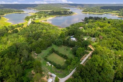 Drone View of Property & Hickory Creek Portion just Outside Your Doorway | Image 2