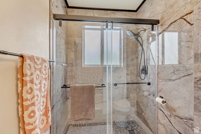 Full bathroom with a shower stall | Image 28