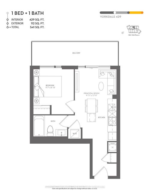 1102-8 Tippett Rd, Toronto, ON, M3H0E7 | Card Image