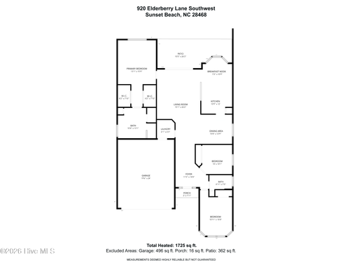 920 Elderberry Ln Sw, Sunset Beach, NC, 28468-5837 | Card Image