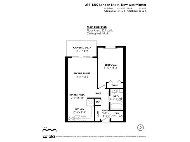 219 - 1202 London St, Condo with 1 bedrooms, 1 bathrooms and 1 parking in New Westminster BC | Image 10
