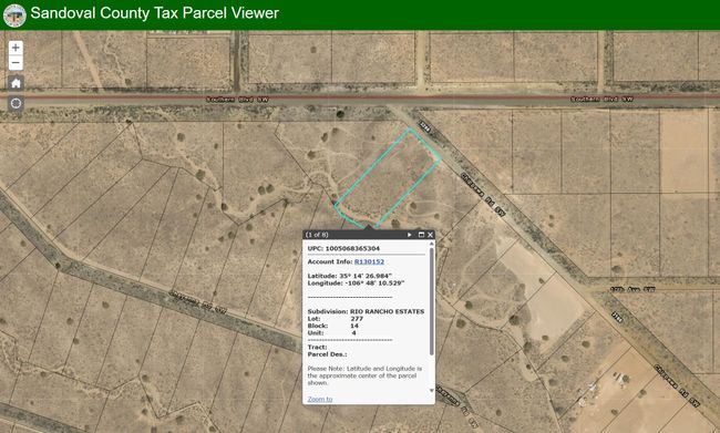 Lot 277 Chippewa Rd Sw, Home with 0 bedrooms, 0 bathrooms and null parking in Rio Rancho NM | Image 5