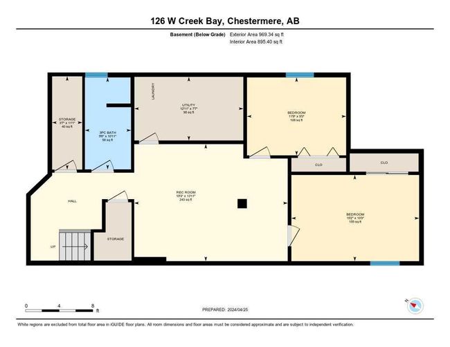 126 Westcreek Bay, Home with 4 bedrooms, 3 bathrooms and 4 parking in Chestermere AB | Image 49