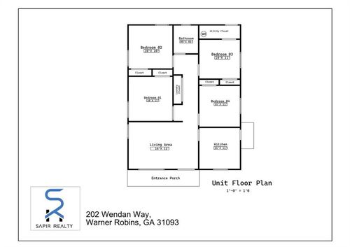 202 Wendan Way, Warner Robins, GA, 31093-2529 | Card Image