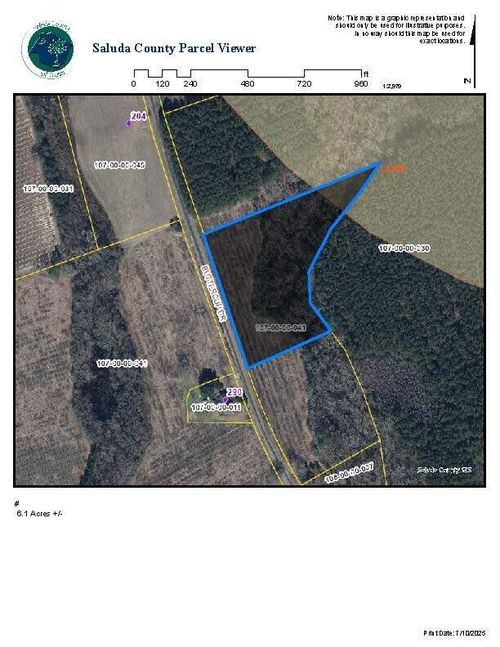 61-acres-Tbd Buttercup Drive, Ward, SC, 29166 | Card Image