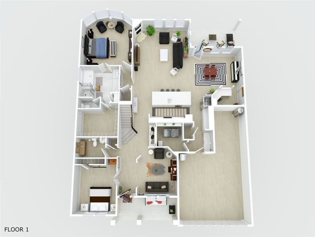 Virtually staged 1st floor | Image 38