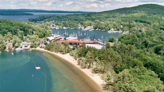 Gilford Community Beach nestled below the mountains for town of Gilford residents. | Image 13