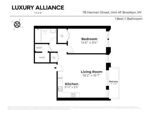 4f-78 Harman St, Brooklyn, NY, 11221-3856 | Card Image