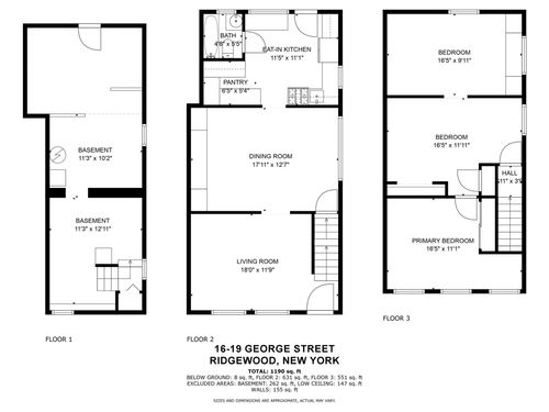 1619 George St, Ridgewood, NY, 11385-5342 | Card Image