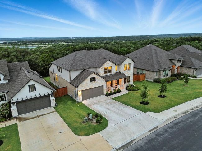 View from above of property with lake view | Image 4
