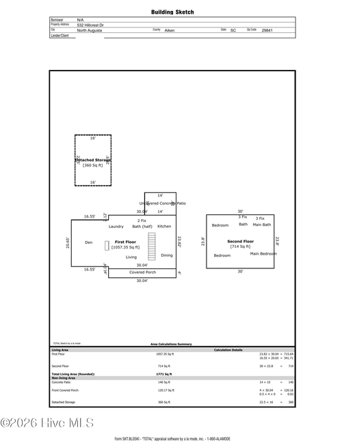 532 Hillcrest Dr, North Augusta, SC, 29841-4431 | Card Image