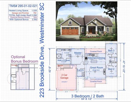 223 Brookside Dr, Westminster, SC, 29693-5000 | Card Image