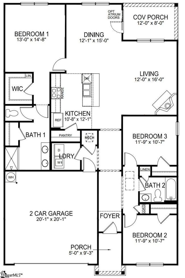 32 Zoey Dr, House other with 3 bedrooms, 2 bathrooms and 2 parking in Anderson SC | Image 4