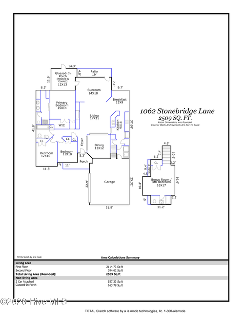 1062 Stonebridge Ln, Leland, NC, 28451-4109 | Card Image