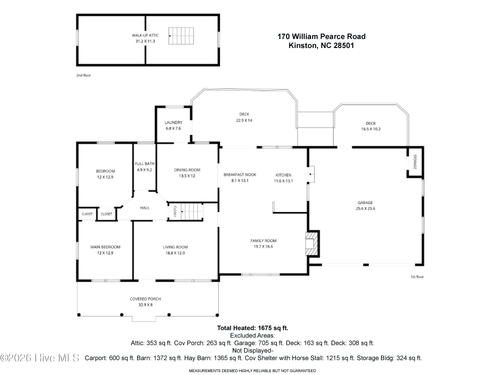170 William Pearce Road, Kinston, NC, 28501 | Card Image