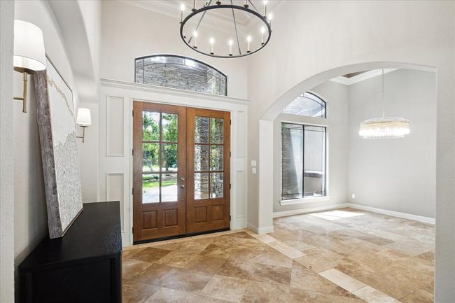 Custom Paint, Travertine Floors With Updated Paint And Lightening Throughout. No Detail Has Been Overlooked. | Image 7