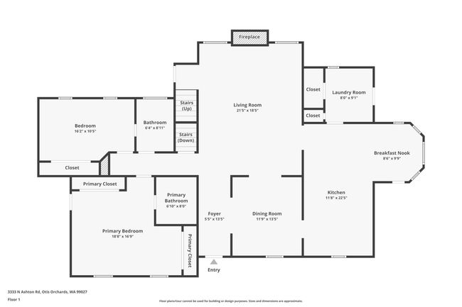 3333 N Ashton Rd, House other with 5 bedrooms, 5 bathrooms and null parking in Otis Orchards WA | Image 47