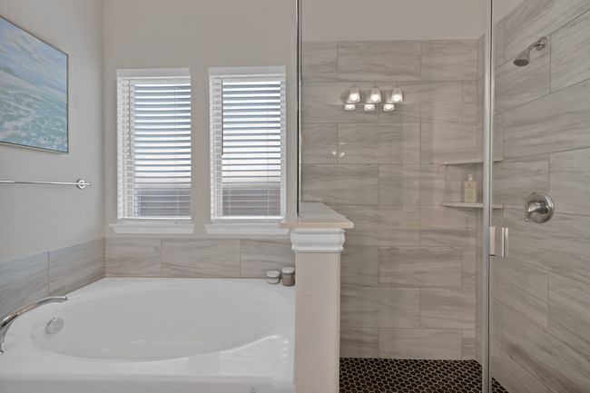 Full bath with a garden tub and a shower stall | Image 23