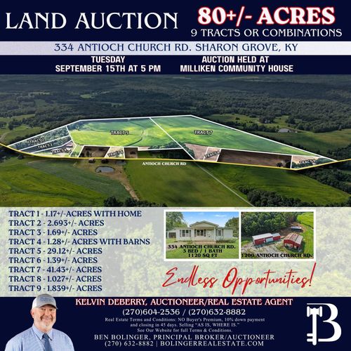 334 Antioch Church Rd, Sharon Grove, KY, 42280-9465 | Card Image
