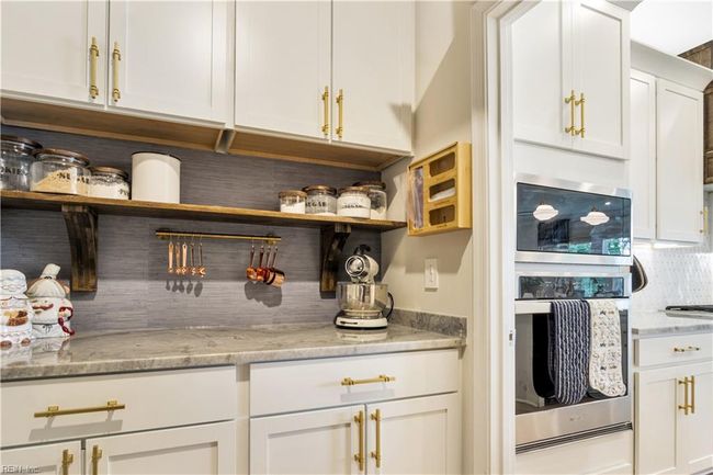 Baker's corner in the pantry, with custom cabinets and finishes. | Image 10