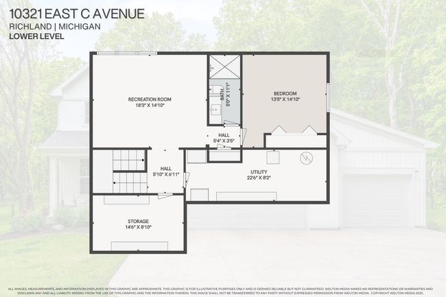 10321 E C Ave, House other with 4 bedrooms, 4 bathrooms and null parking in Richland MI | Image 49