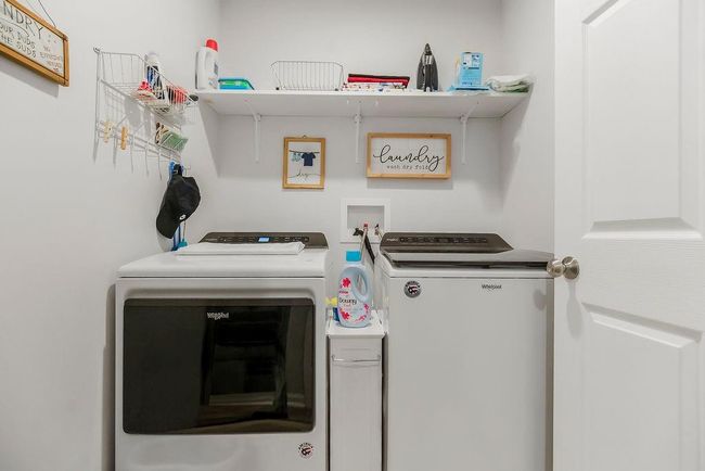 Laundry area with washing machine and dryer and laundry area | Image 27