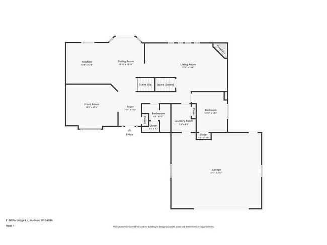 1110 Partridge Ln, House other with 5 bedrooms, 4 bathrooms and 4 parking in Hudson WI | Image 27