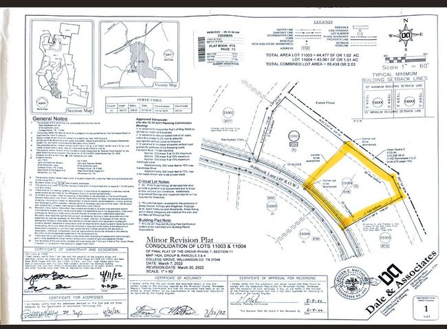 8708 Ashbrook Ln, Home with 0 bedrooms, 0 bathrooms and null parking in College Grove TN | Image 9