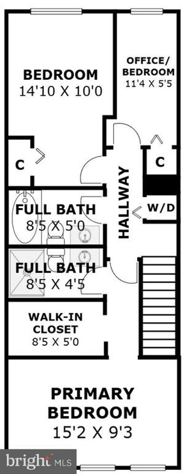 1917 H St Ne, Townhouse with 4 bedrooms, 4 bathrooms and null parking in WASHINGTON DC | Image 15