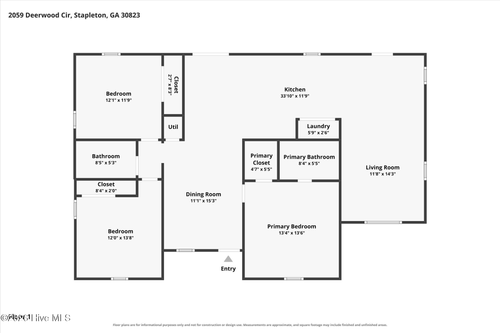 2059 Deerwood Circle, Stapleton, GA, 30823 | Card Image