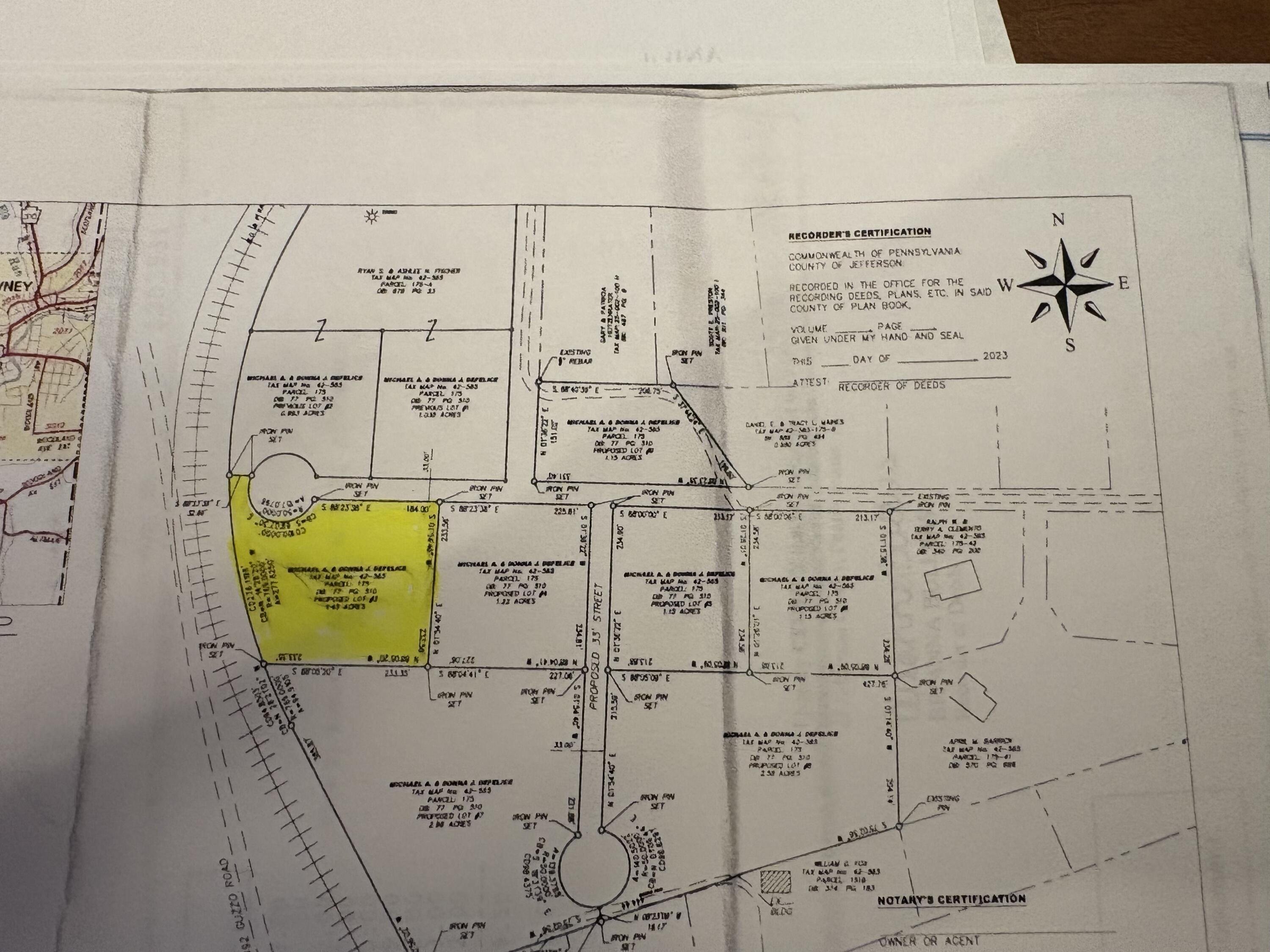 Land in Punxsutawney