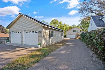 New garage and 4 season workspace + house behind | Image 3