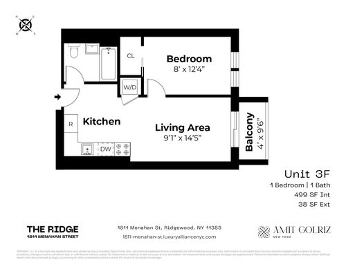3f-1811 Menahan St, Ridgewood, NY, 11385-1846 | Card Image
