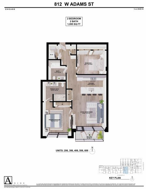 unit-504-812 W Adams St, Chicago, IL, 60607-5233 | Card Image