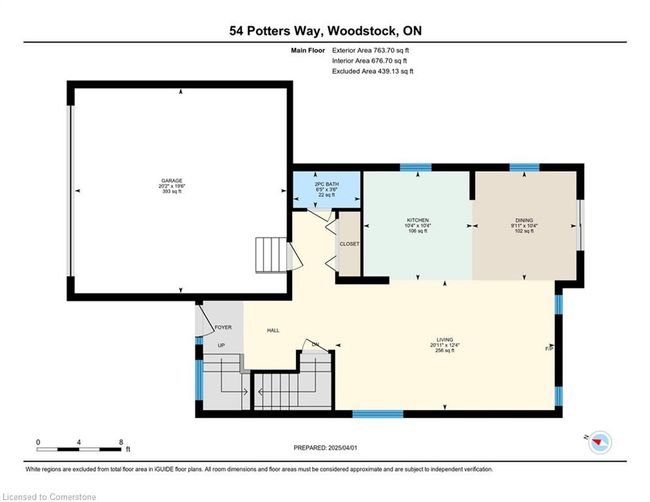 54 Potters Way, House other with 4 bedrooms, 3 bathrooms and 4 parking in Woodstock ON | Image 47