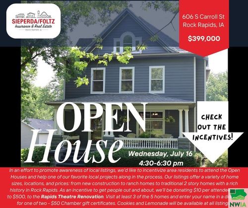 606 S Carroll St, Rock Rapids, IA, 51246-1855 | Card Image