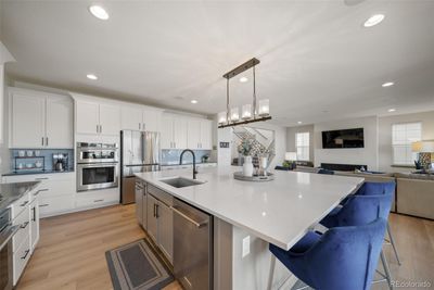 Kitchen with oversized island | Image 2