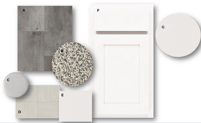 White designer inspired cabinet package in this home. | Image 17
