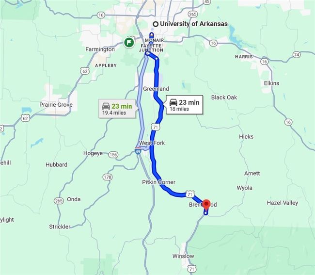 Distance to UofA | Image 26