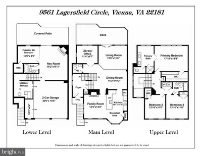 9561 Lagersfield Circle, Townhouse with 3 bedrooms, 3 bathrooms and null parking in VIENNA VA | Image 2