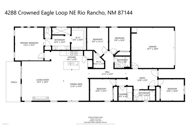 4288 Crowned Eagle Loop Ne, House other with 5 bedrooms, 3 bathrooms and null parking in Rio Rancho NM | Image 40