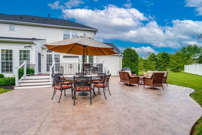 View of patio with outdoor lounge area and outdoor dining area | Image 43