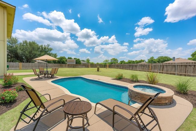 POOL RENDERING- VIRTUALLY STAGED FURNITURE AND LANDSCAPING- EXAMPLE OF WHAT COULD BE | Image 33