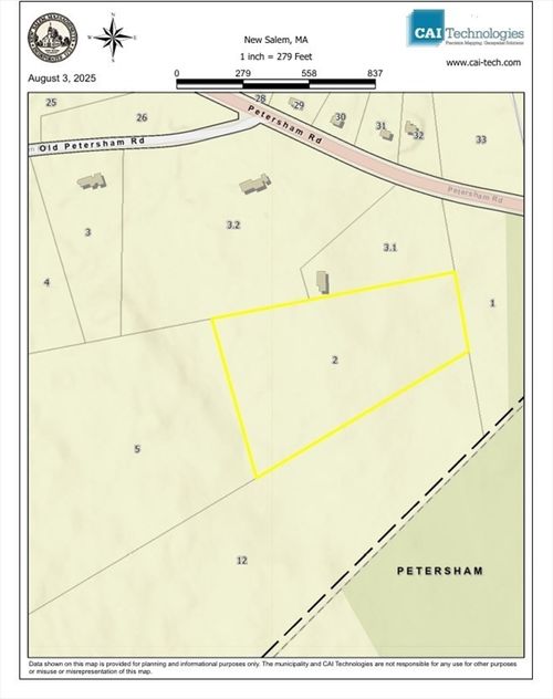 Back Lot 0 Petersham Rd, New Salem, MA, 01355 | Card Image