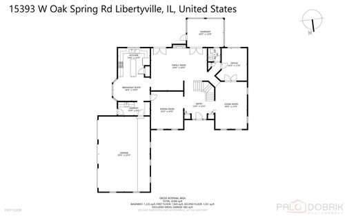 15393 W Oak Spring Rd, Libertyville, IL, 60048-1621 | Card Image